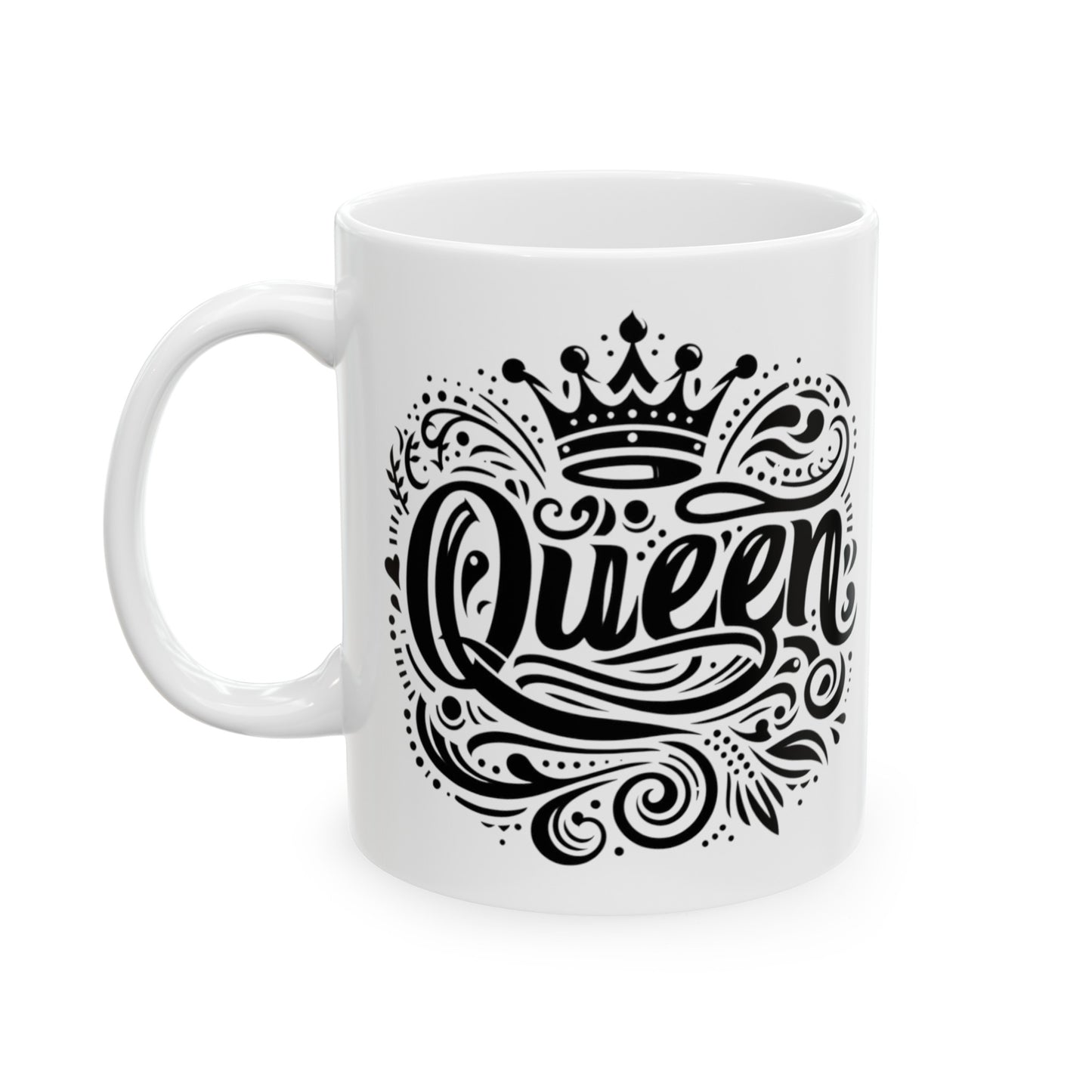 'Queen' - Ceramic Mug, 11oz