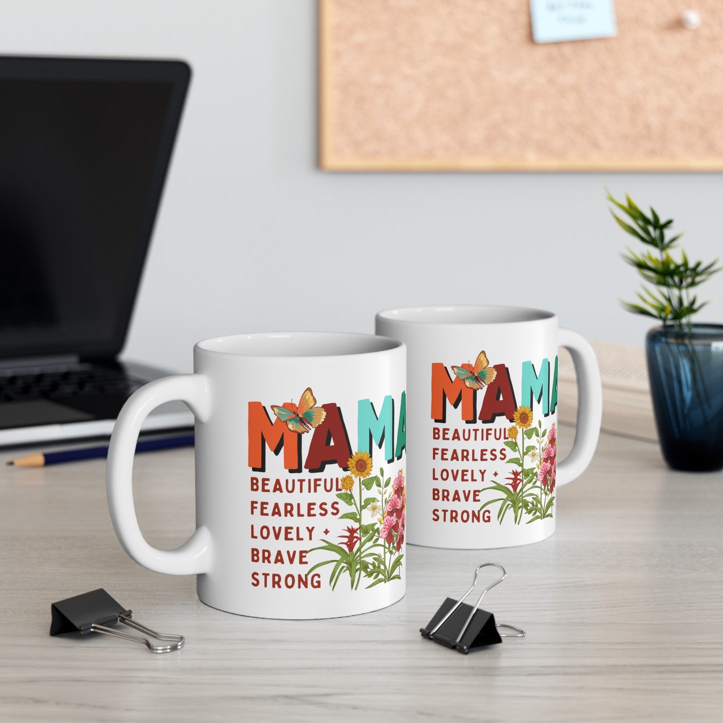 'MAMA' Description - Ceramic Mug, 11oz
