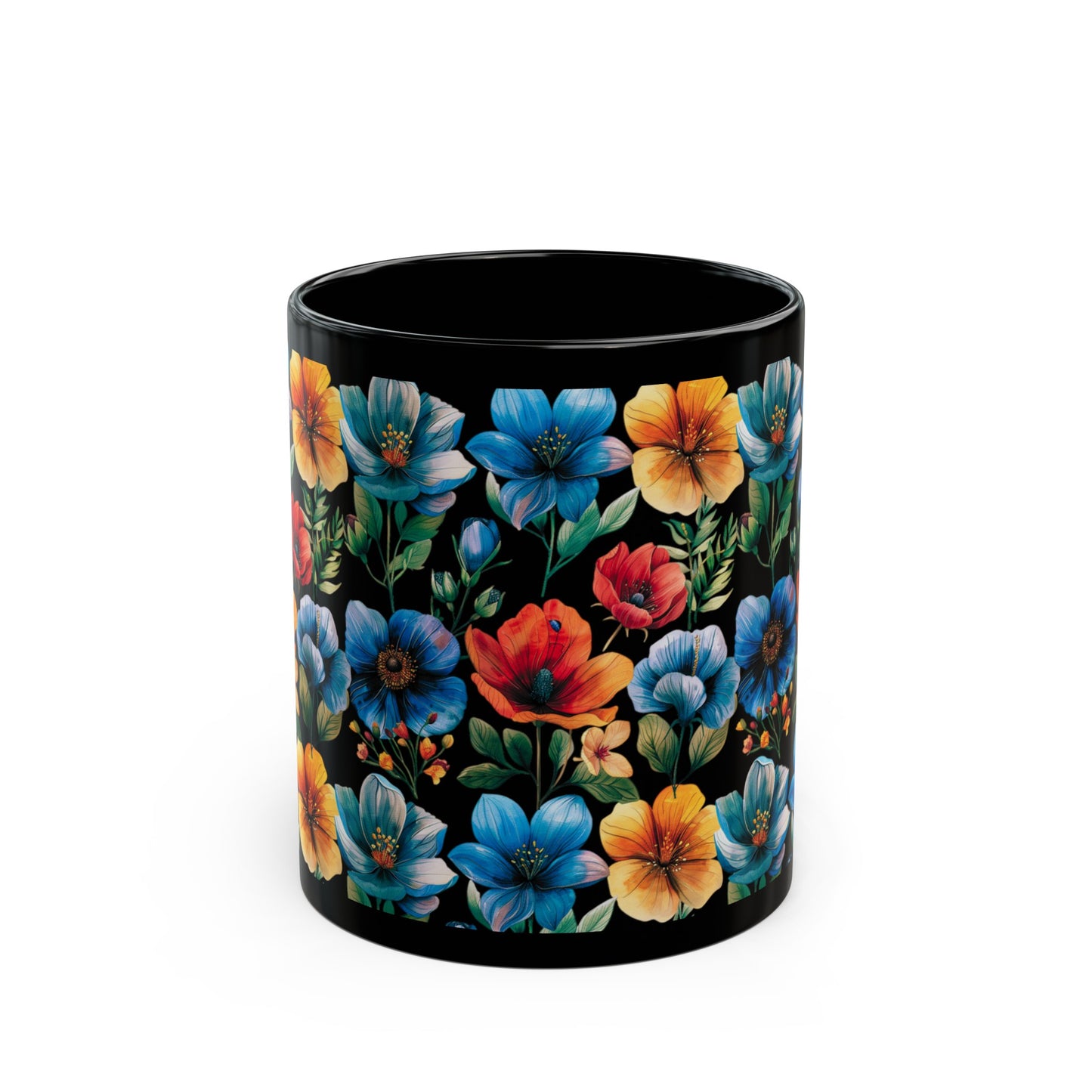 'Fun Floral' -  Ceramic Mug 11oz