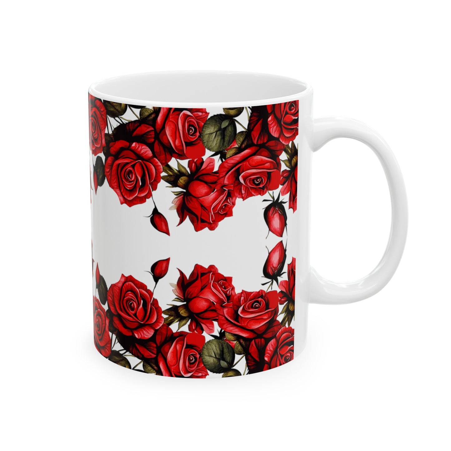 'Roses Are Red'- Ceramic Mug, 11oz