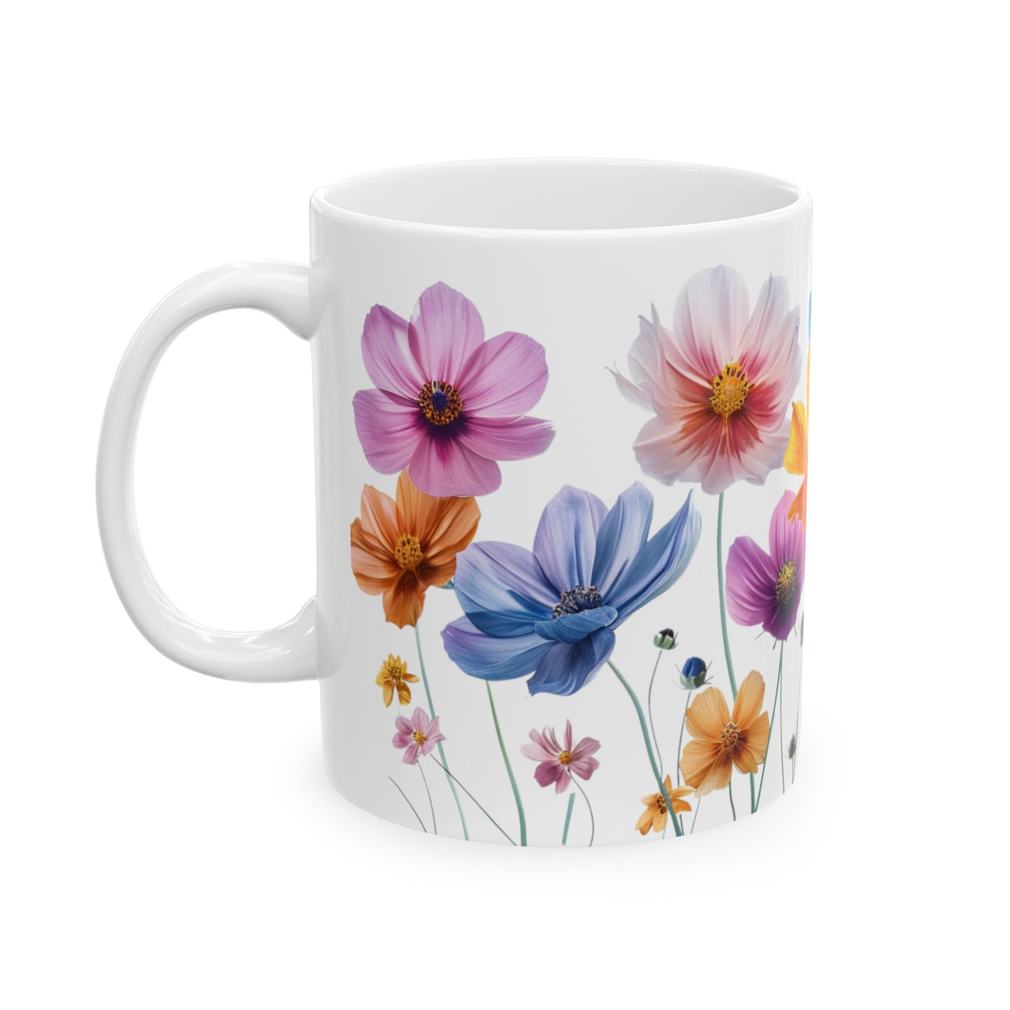 'Beauty Blooms' - Ceramic Mug, 11oz