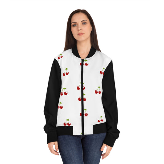 Cherry Bomb Bomber Jacket