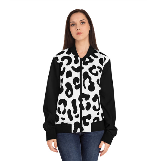 "Printed Animal" - Women's Bomber Jacket