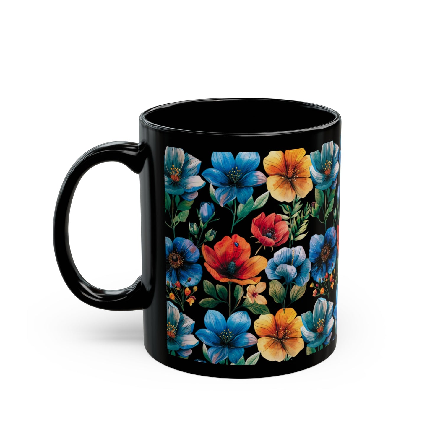 'Fun Floral' -  Ceramic Mug 11oz