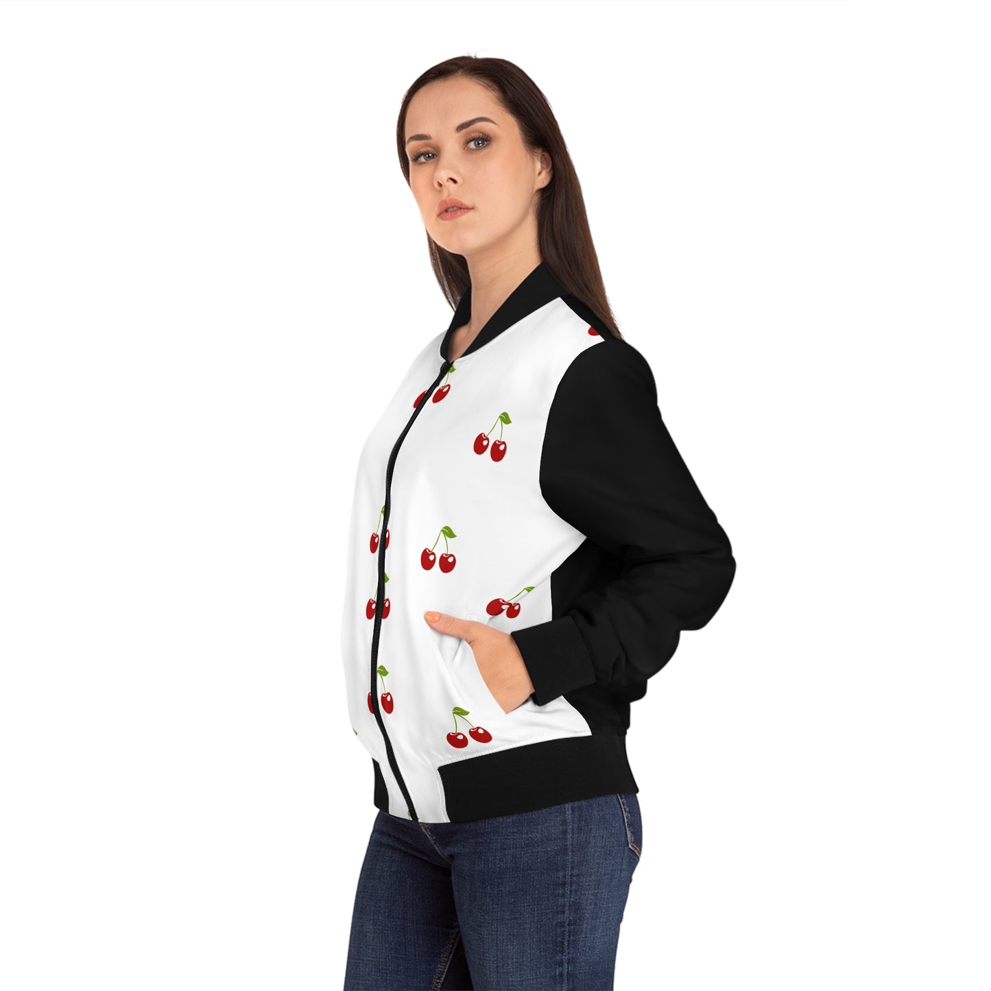 Cherry Bomb Bomber Jacket