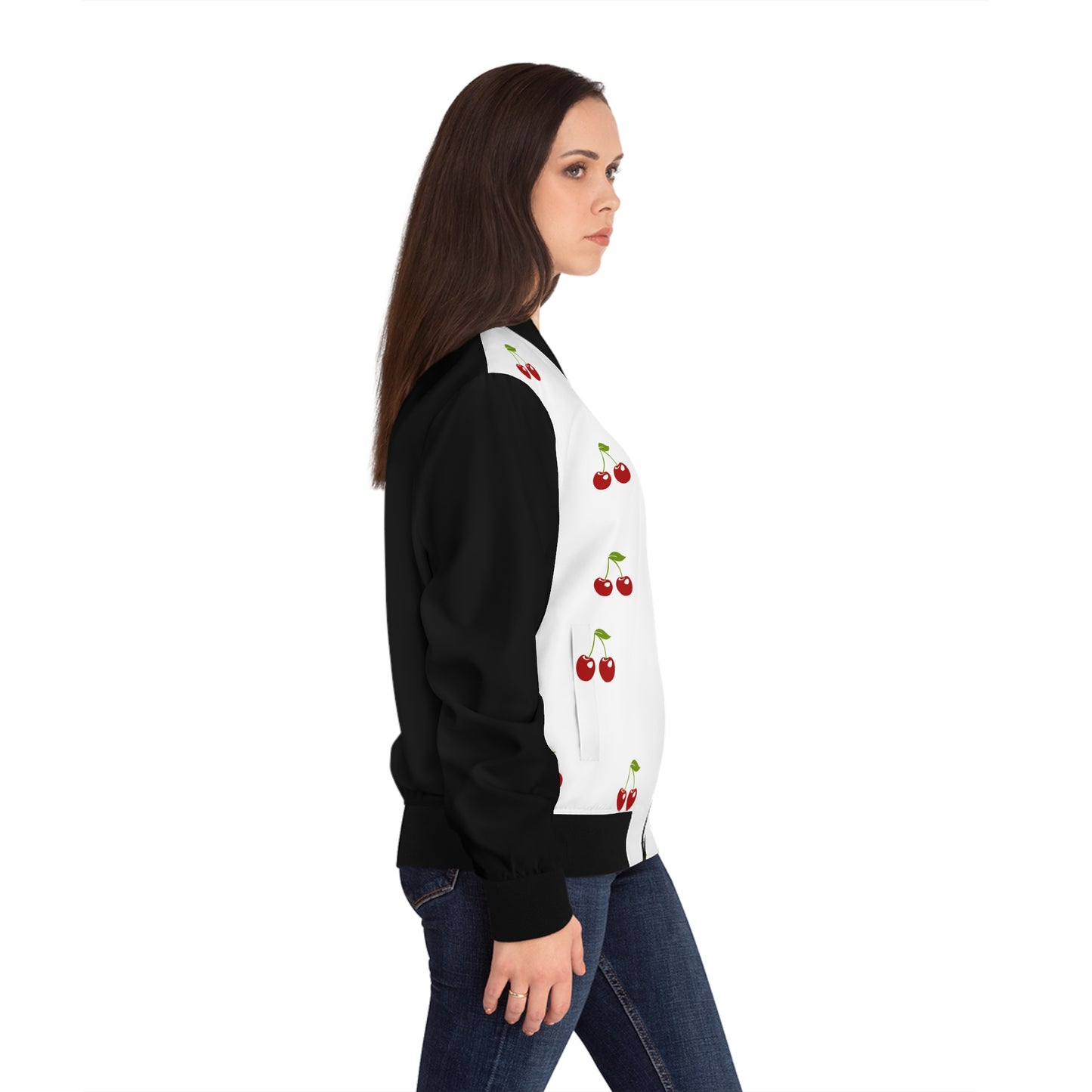 Cherry Bomb Bomber Jacket