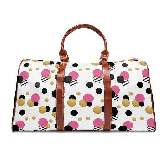 "Polka Pretty" - Waterproof Travel Bag