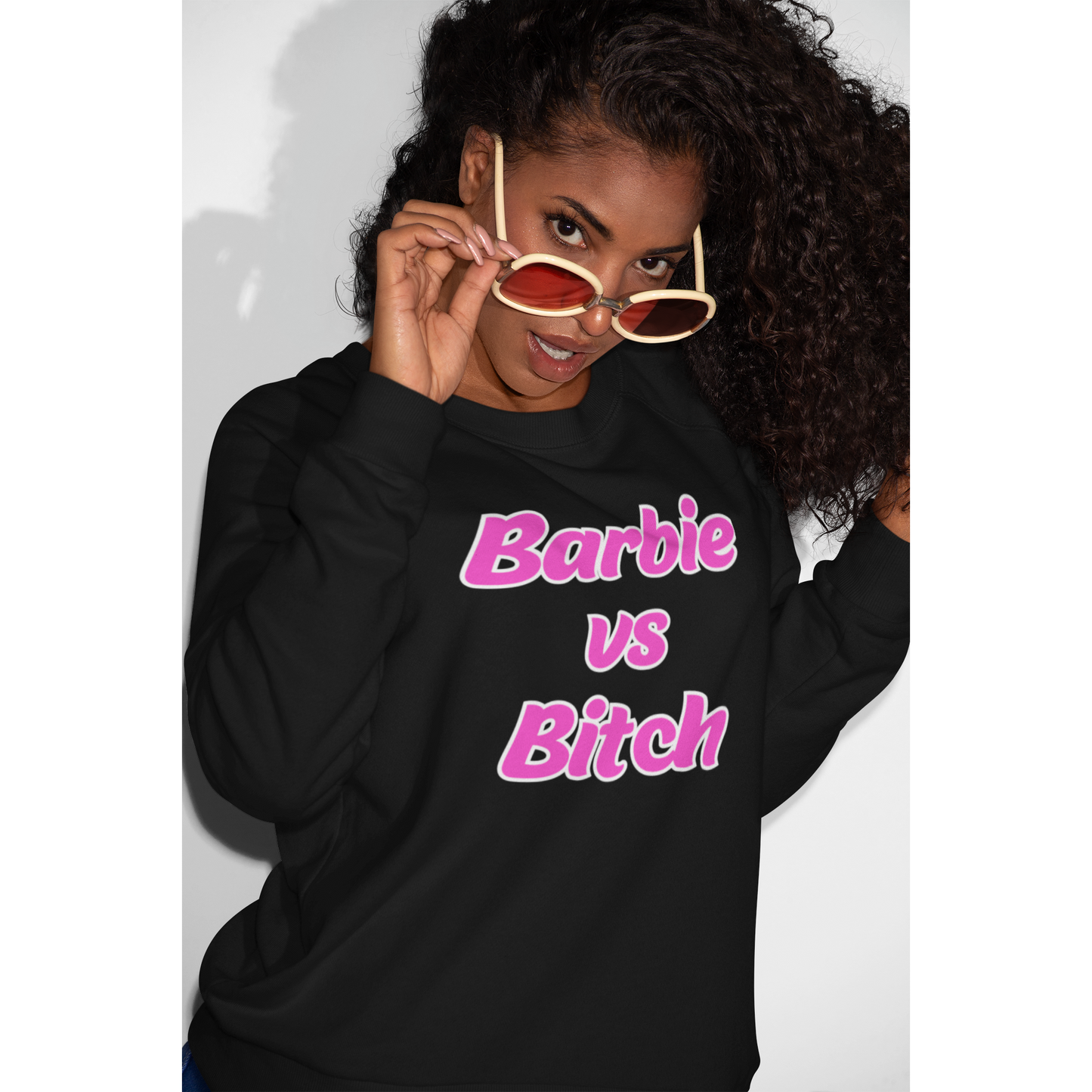 "Barbie Vs Bitch" -Sweatshirt - Heavy Blend Crewneck