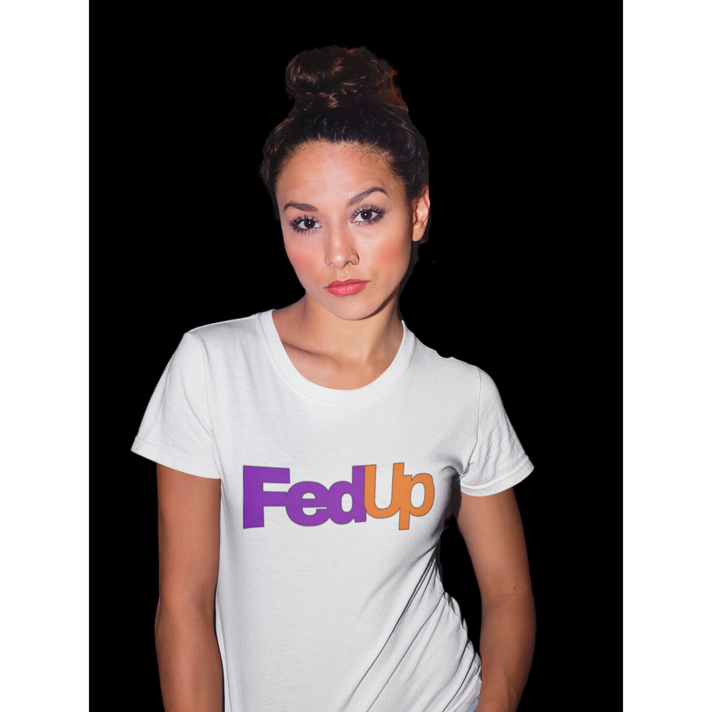 "FedUp" Women's T-Shirt (Slim Fit)